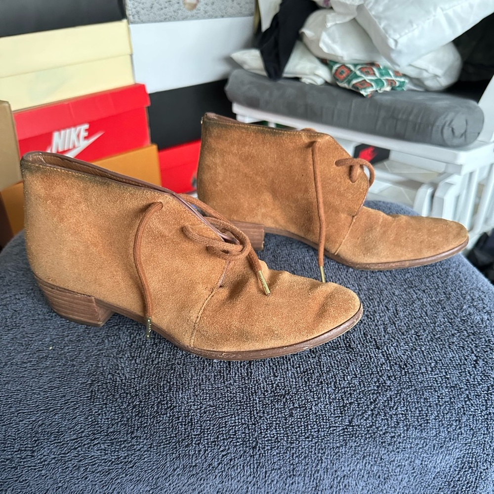 Michael Kors Suede Booties Brown Women’s Size 7.5